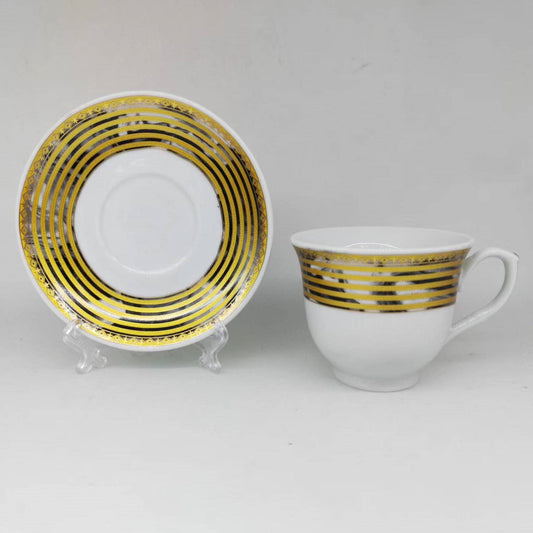 Durane Tea Coffee Cup Set of 12 Kea Linear 10190 (Parcel rate)