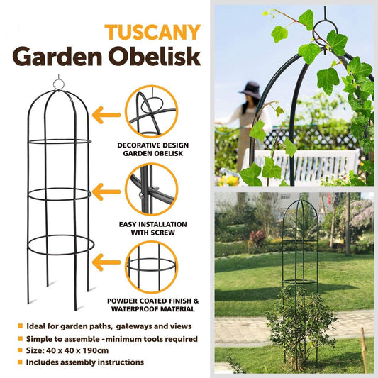 Tuscany Garden Obelisk All Fixings Included Garden Essential 1023 (Parcel Rate)