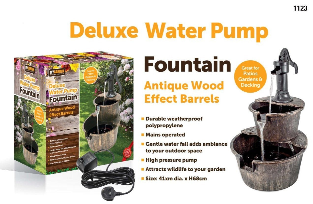 Deluxe Water Feature Fountain Garden Decoration 1123 (Big Parcel Rate)