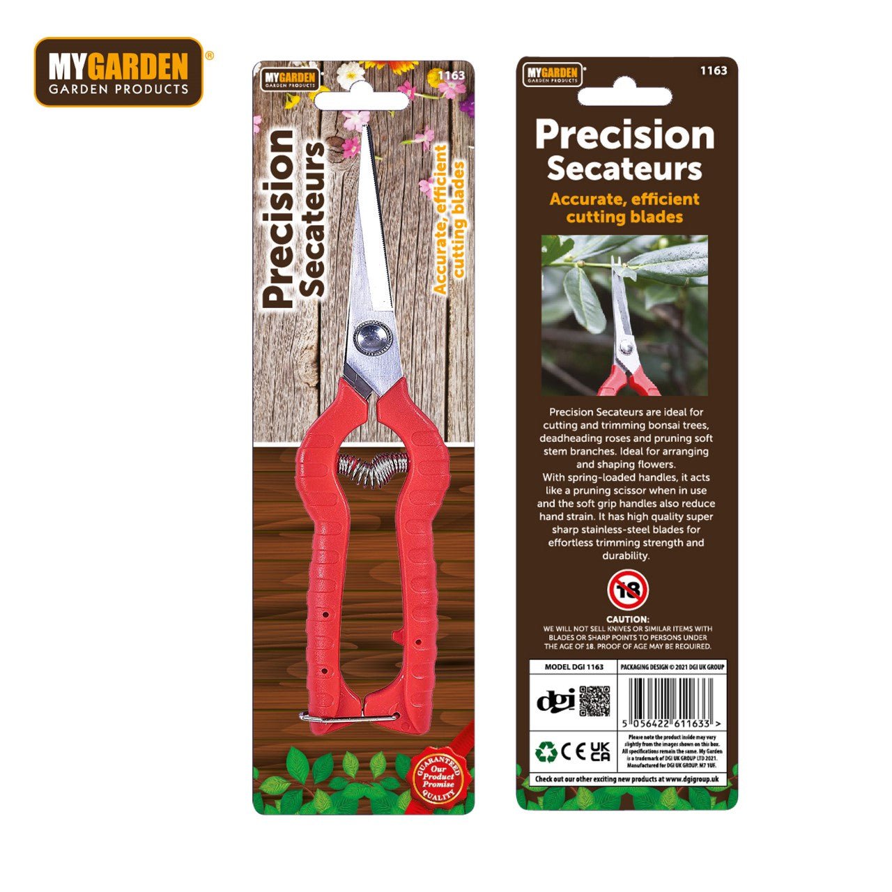 Garden Precision Secateurs 1163 (Parcel Rate)