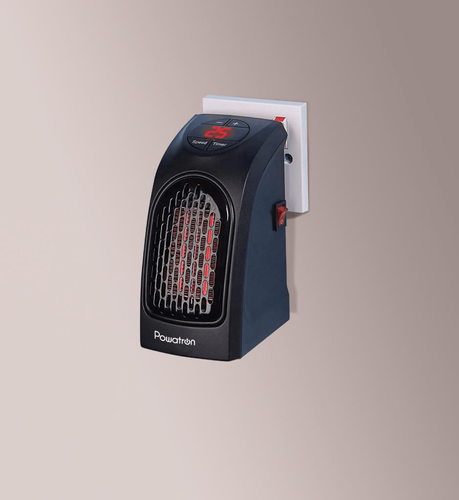 DGI Powatron Plug In Heater 400W 12.4 x 16.05 x 8.55 cm 1172  A (Parcel Rate)