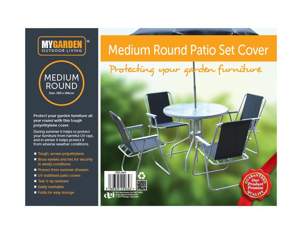 Medium Round Patio Set Cover 100cm x 186cm 2964 (Parcel Rate)
