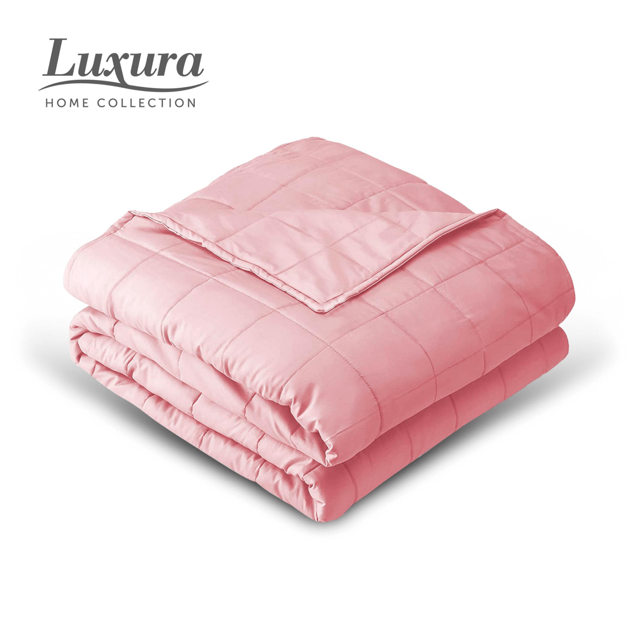 Weighted Blanket 125cm x 150cm 4Kg Pink 4605 (Parcel Rate)